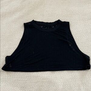 lululemon athletica Black Crop Top